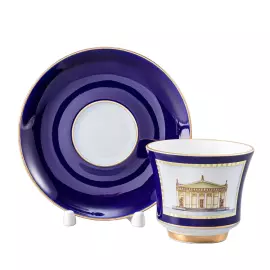 Banquet tea set with the pattern "Classics of St. Petersburg" for 6 persons (20 items)